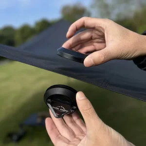 Magnetic Tent Hook Strong Camping Light Hanger Powerful Neodymium Magnet Canopy Tarp Mount Clip Portable Outdoor Accessory