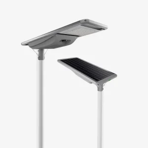 Maintenance Free All in One Solar LED Pathway Light High Efficiency Lithium Battery Pole Lamp