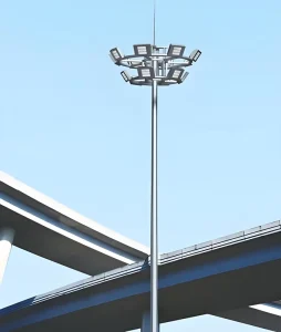 Manufacturer 20m 25m 30m Waterproof LED High Mast Lighting Pole for Stadiums