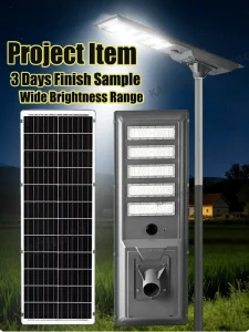Manufacturer 60w 90w 100w 120w 140w Sensor Remote Control Waterproof Outdoor Integrated All in One Led Solar Street Light