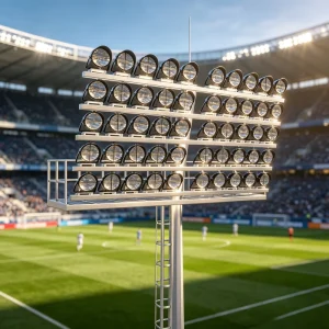 Manufacturer OEM 600W 30m IP65 Low-Glare LED High Mast Light for Stadium and Large Area Outdoor Lighting