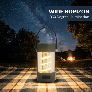 Manufacturer Portable Camping Lantern with Speaker Wireless Rechargeable LED Handheld Outdoor Light