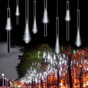 Meteor Shower Rain LED String Lights Holiday Outdoor Garden Christmas Party Decor