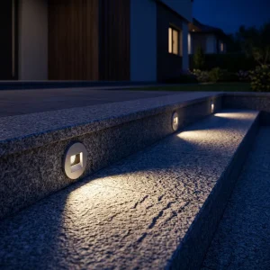 Mini Led Spotlight 1W 24v IP67 40mm Deck Light Aluminum Garden Path Light Lawn Light for Outside High CRI 90 3-Year Warranty