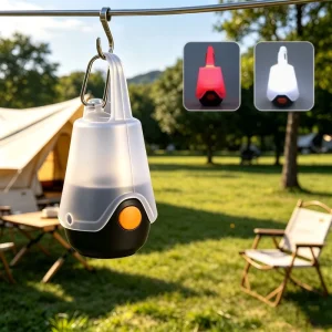 Mini Portable Camping LED Light Warm Atmosphere Lamp Waterproof for Backpacking Picnic
