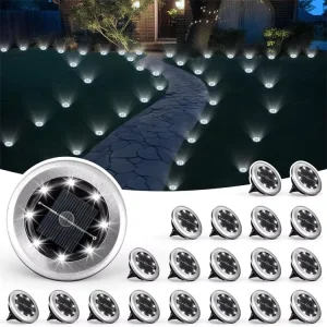 Mini Solar LED Garden Light Motion Sensor ABS Material IP65 Waterproof In Ground Installation Suitable for Lawns and Gardens