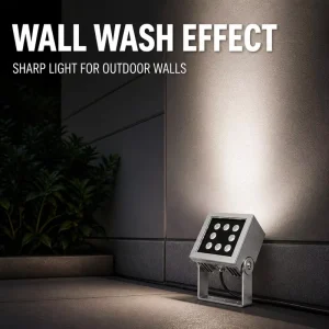 Mini Square High Bright Aluminum SMD RGBW LED Flood Light AC 15W 18W 24W IP66 RoHS Certified Outdoor Building Facade Spot Lamp
