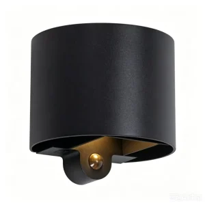 Minimalist Black Cylinder Outdoor Wall Lamp Waterproof LED Wall Sconce
