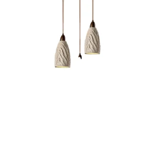 Minimalist Modern up Lights Hanging Pendant Lamp Long Shape for Interior Decorative Cement Pendant Lamp Middle Sizes
