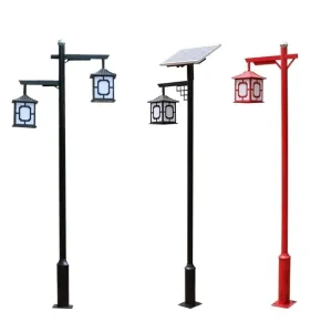Minimally Designed LED Pillar Lamp for Outdoor Courtyard Lighting 30 Square Meters Square Courtyard Lighting