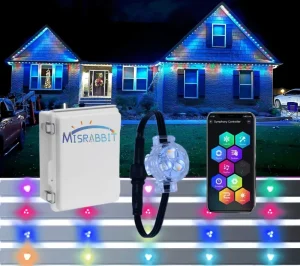 Misrabbit Factory Price 12V 30mm UCS2904 RGBW Outdoor Christmas Permanent Light Waterproof with Aluminum Track IP68 Lights