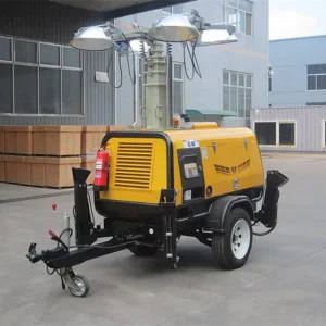 Mobile Tower Light LED Portable 4HVL4000 MH Light Tower Mast in Pickup Truck Vehicle Mounted Portable Solution