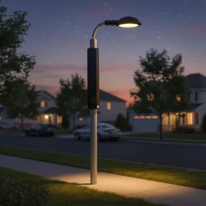 Modern 120W Hybrid AC Solar Street Light Road Durability Waterproofing LED SMD Chip DC IP66 CE Certified 5-Year Warranty