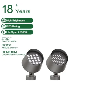 Modern 12W-200W Landscape Facade Lighting Outdoor Building with IP67 Waterproof High Bright Narrow Beam LED Flood Light