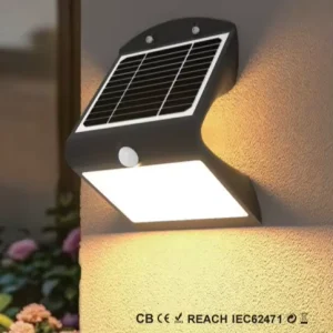 Modern 4W 500lm Bright Solar Powered Butterfly Security Light for Home & Garden Pathway & Patio Decoration