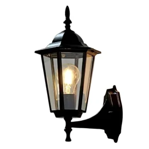 Modern ABS Outdoor Waterproof Wall Lights Nordic Minimalist Black LED Exterior Wall Lantern for Balcony