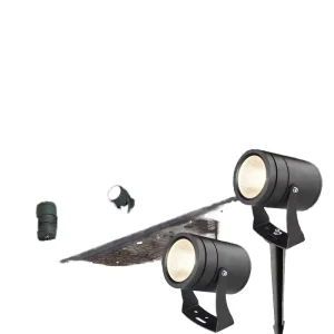 Modern AC Outdoor Lighting System Intelligent Waterproof IP65 LED Landscape Aluminum Durable Sunscreen Garden Lamp Remote