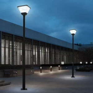 Modern All in One Integrated Bright Decorative IP65 Waterproof Solar Garden Light with Battery Wireless Control