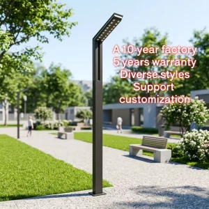 Modern Aluminum Garden Light Waterproof IP65 Outdoor Landscape Lighting Architectural Post Bollard Light for Yard Lawn