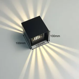 Modern Aluminum LED Wall Sconce Indoor Up Down Wall Light Hardwired G9 Wall Lamp for Living Room Bedroom Hallway