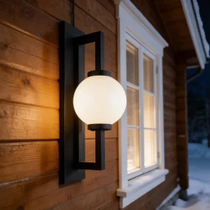 Modern Aluminum Square LED Wall Sconce E26 IP44 Waterproof Black 5000K Daylight Outdoor Garden Lamp