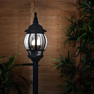 Modern Black Waterproof Aluminum Outdoor Garden IP44 Rated Bollard Lamp Post Light