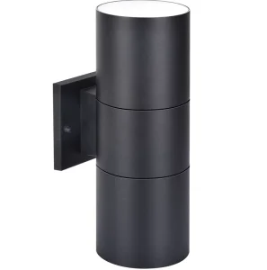 Modern Classic Aluminium Up and Down Outdoor Wall Sconce Nordic Matte Black LED Outside Waterproof Wall Lights