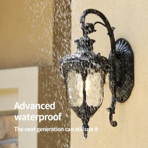 Modern Classic Outdoor LED Wall Lamps Waterproof Villa Courtyard Corridor Balcony Door Corner Aluminum Base 2 Year