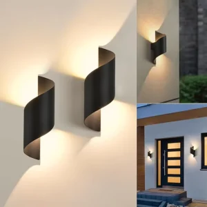 Modern Decorative LED Wall Light Indoor Outdoor 10 W Outdoor Light 3000k Warm White for Garden Balcony