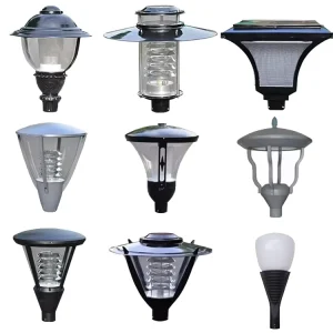 Modern Design Multiple Post Top Light for Outdoor Decoration Lawn Pathway Landscape Courtyard Lights Wired Waterproof Version