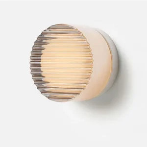 Modern Design Outdoor Waterproof Glass LED Wall Lamp Decorative Simple Round Garden Courtyard Small Wall Mounted Light Fixture