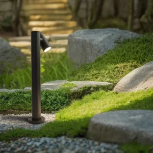 Modern Electric Outdoor LED Spotlight IP65 Waterproof Aluminum High Pole Double Head Garden Lights