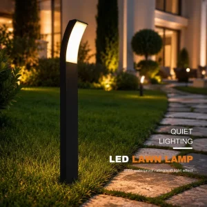 Modern High End IP65 Waterproof Outdoor Landscape Lamp Aluminum Alloy 12W LED Garden Lawn Light