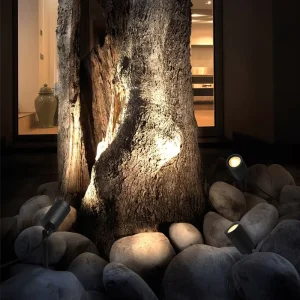 Modern IP65 Electric Outdoor Garden Lights Aluminum Low Voltage Yard Lawn Decor Adjustable Romantic LED Colorful Spot Tree Light