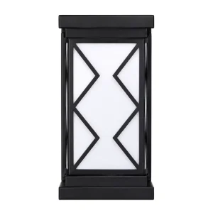 Modern IP65 Rated 3000K 24W PP Outdoor Wall Lamp Sunset to Dawn Lighting Fixture for Garden Porch
