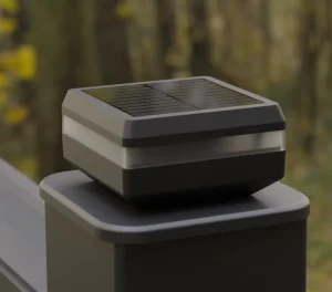 Modern IP65 Waterproof LED Solar Garden Light With Multi-Base Outdoor Post Battery Power RoHS Certified For Gates Fences
