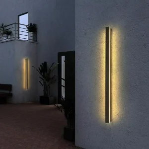 Modern IP65 Waterproof Wall Lamp Stainless Steel Minimalist LED Lighting Fixture for Bathroom Over Mirror Design
