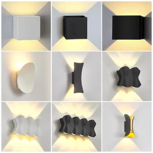 Modern Indoor/Outdoor LED Wall Lamp, Waterproof, Living Room Aisle Balcony Bedside, Simple Design