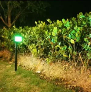 Modern LED Camping Waterproof Decoration Planting Outdoor RGB Solar Garden Lights Lawn Lights