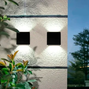 Modern LED Outdoor Wall Lamps AC120-277V Villa Corridor Aisle Balcony Garden Waterproof 5CCT Selectable 2700K-5000K