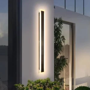 Modern LED Outdoor Wall Light for House Outdoor Garage Doorway Porch Patio Stairway Mount Linear Outside Wall Lights