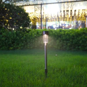 Modern LED Solar Garden Lamp for Lawn & Landscape Waterproof Outdoor Lamp for Courtyard & Community Garden Lighting