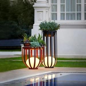 Modern LED Solar Garden Light for Outdoor Lawn Garden Villa Terrace & Balcony Flower IP65 Waterproof for Landscape Lighting