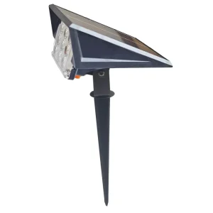 Modern LED Solar Spotlights Integrated Lawn Lights IP65 Waterproof Outdoor Garden Small Size 9 LEDs Solar Ground Stake Light