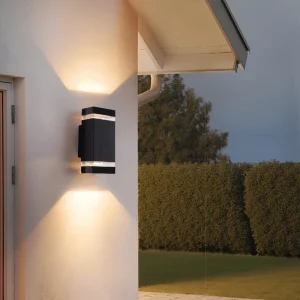 Modern LED Up and Down Outdoor Wall Lights Waterproof Wall Sconce Aluminum Exterior Wall Lamp for Patio Balcony