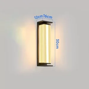 Modern LED Wall Light Waterproof Stainless Steel Wall Lamp for Outdoor Garden Villa Corridor