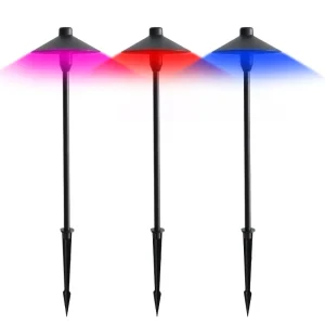 Modern Landscape LED Path Light Mushroom Shade Low Voltage DC 12V IP65 Aluminum Garden Lights ETL Listed