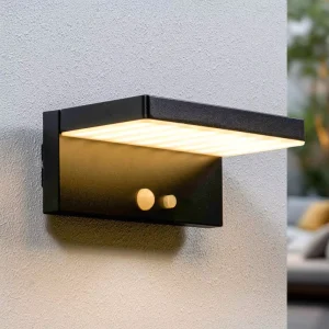 Modern Led Solar Lights Outdoor Solar Wall Lamp Pir Motion Sensor 8-12M Detection Range Rechargeable Garden Home Decor Lights