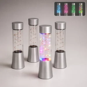 Modern Mini RGB LED Battery Powered ABS Tube Decorative Lamp with Touch Control for Babies Kids Gift Bulk Supply