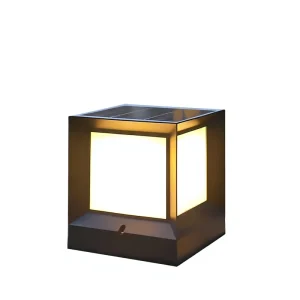 Modern Minimalist IP65 Waterproof Warm Light Pillar Light for Hotel Courtyard Door Use